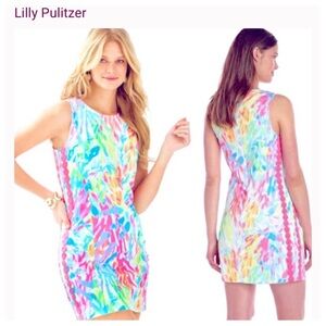 Lilly Pulitzer Mila Shift Dress Sparkling Sands